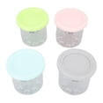 thumbnail image 1 of Ice Cream Pints Containers,4Pcs Plastic Ice Cream Ice Cream Containerfor Ninja Ice Cream Maker Can Modern Innovation, 1 of 8