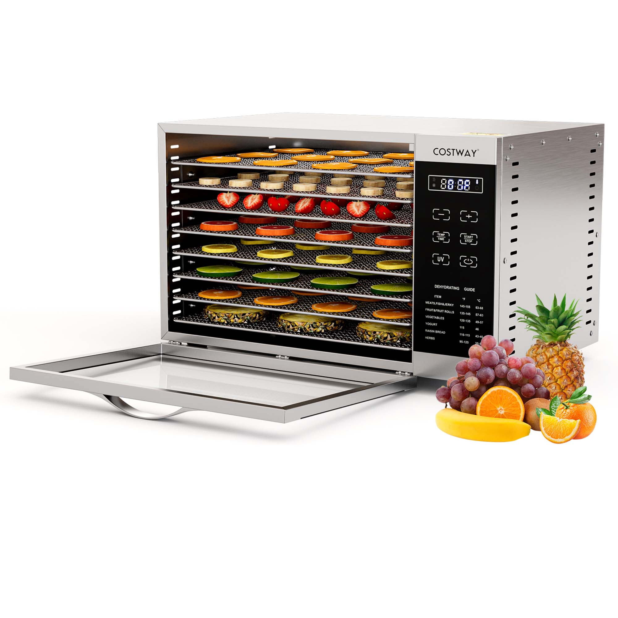 kzhdrkt358ドライフード Free Shipping! Costway Electric Food Dehydrator, 85°F-160°F, 8