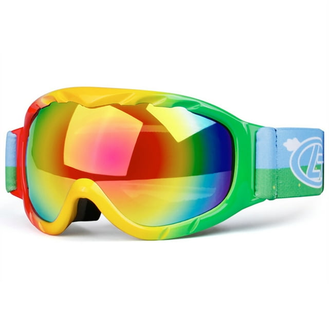 Bangcool Lunettes de Ski à Double Couche, Lunettes de Neige Créatives pour Extérieur