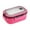 Hot Pink, variant on Double-layer Bento Box Japanese-style Microwave Lunch Box Office Worker Reducing Meal Divided Lunch Box with Utensils Spoon and Fork Bundle Divider Salad Box for Men Women