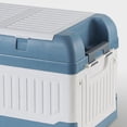 thumbnail image 5 of Coffre coffre de Voiture Boîte de Rangement 2 Couvercles Pliable Multi Compartiments en Plastique Organisateur de Stockage de Voiture avec Sac Étanche, 5 of 5