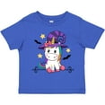 thumbnail image 3 of Inktastic Halloween Girls Unicorn Witch Girls Toddler T-Shirt, 3 of 5