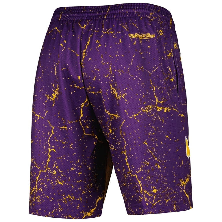 Men's Mitchell & Ness Shaquille O'Neal Purple Los Angeles Lakers