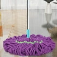 thumbnail image 3 of Self Wringing Mop For Floor Cleaning Reusable Easy Squeezed Twisting Mop With 50 Inches Long Handle And Top Scouring Pad Wet Mops For Hardwood Vinyl Tile Sales Today Clearance, 3 of 5
