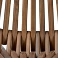 thumbnail image 6 of Resenkos Outdoor Slatted Design Wood Reclining Chair, High Back Adirondack Chair for Porch Yard Accent, 6 of 12