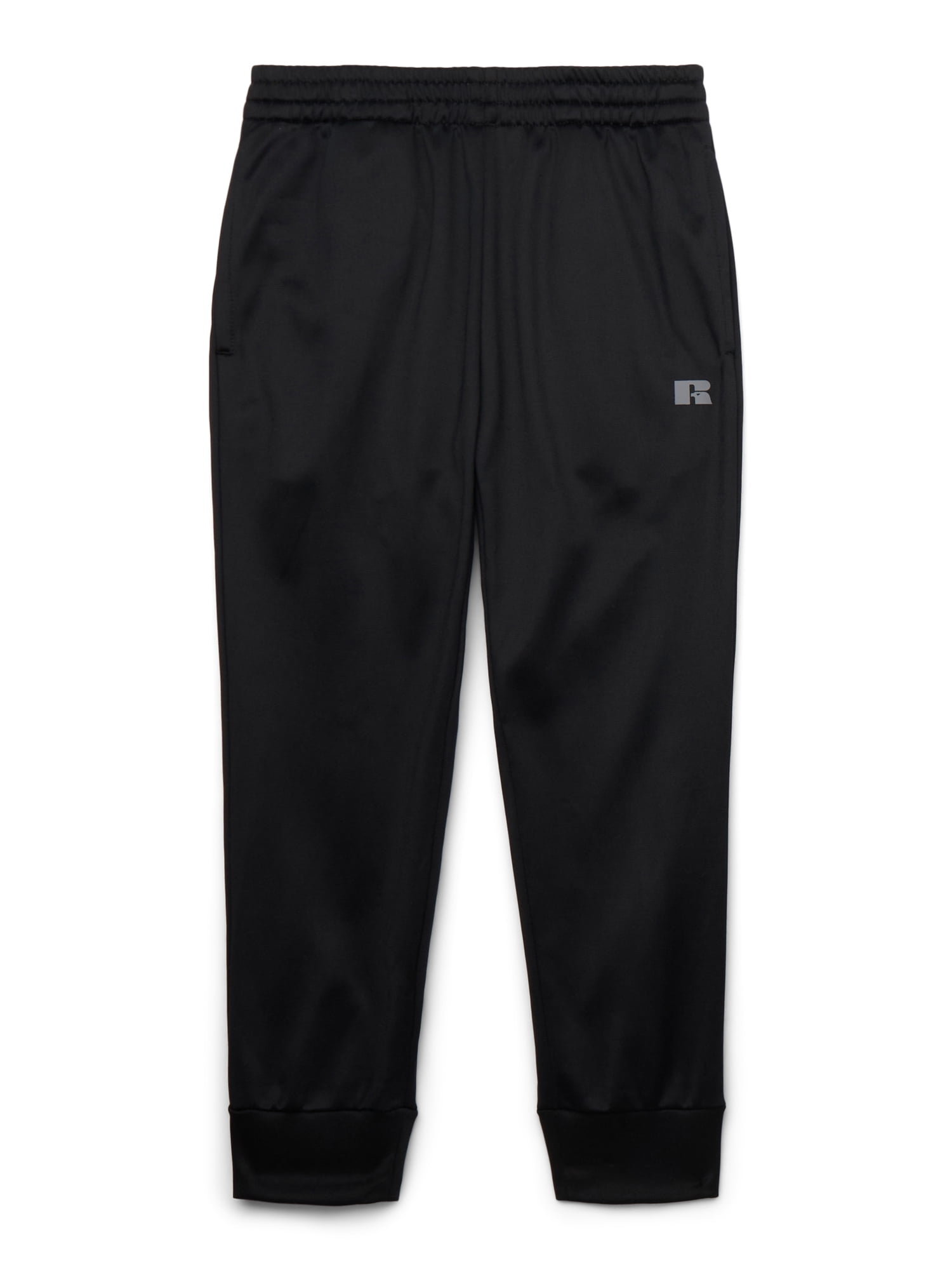 Russell Athletic Boy's Pull-On Tricot Jogger Pants, 2-Pack, Sizes