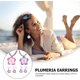 thumbnail image 3 of juegos de collares de flores hawaianas para niña, joyería hawaiana, pendientes hawaianos, flores de plumeria hawaianas, joyería de moda, collar y pendientes de flores de arcilla., 3 of 5