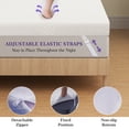 thumbnail image 4 of NOICOI 6.6x4.4Ft Memory Foam Mattress Five Size with Removable & Washable Bamboo Cover, CertiPUR-US, 4 of 9