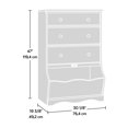 thumbnail image 4 of Sauder® La Collection Pogo Commode 3 Tiroirs, Finition Blanc Doux, 414434, 4 of 4