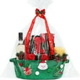 thumbnail image 5 of Christmas Present Holder Santa Themed Storage Basket for Bedroom or Living Room Holiday Decoration Gifts Organiser, 5 of 8