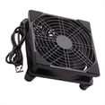 thumbnail image 3 of Ventilador de 120 mm para Router, Ventilador de Refrigeración para PC, Refrigerador TV Inalámbrico, Silencioso, Alimentación CC de 5 V, USB, 12 cm, con Tornillos y Red Protectora., 3 of 5