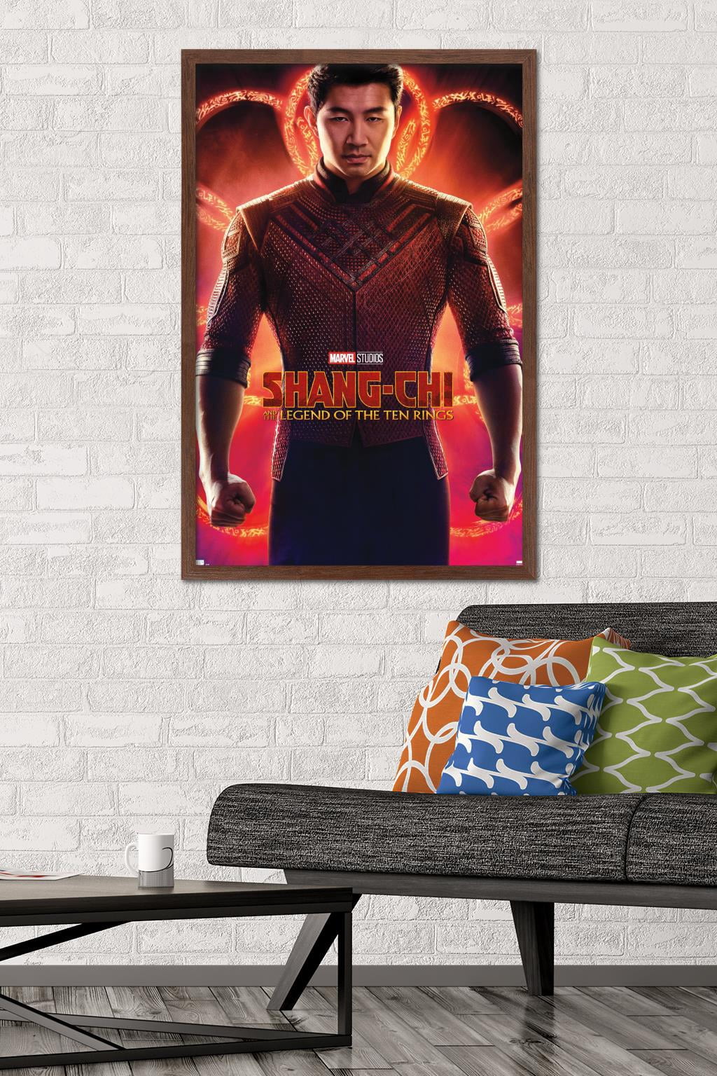 Marvel Shang-Chi and the Legend of the Ten Rings - Teaser Wall Poster, 22.375" x 34", Framed