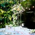 thumbnail image 3 of Nuptio Wedding Centerpieces Acrylic Vases - 2 Pcs 31.5 inch Tall Flower Vase Flowers Stand for Party Tables Decorations - Elegant Bulk Weddings Decoration Table Geometric Centerpiece Stands, 3 of 6