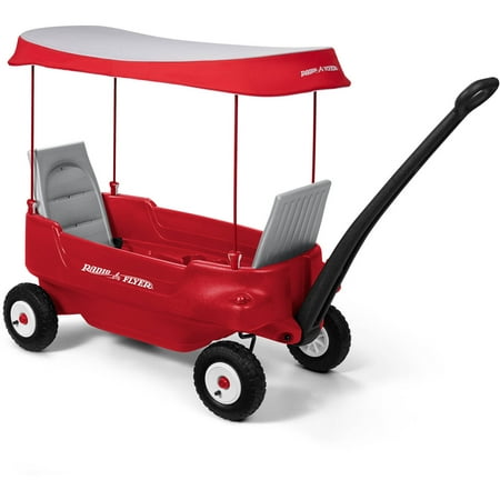 Radio Flyer Deluxe All-Terrain Pathfinder Wagon with Canopy