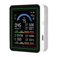 thumbnail image 1 of Mini monitor de calidad del aire analizador de aire recargable portátil pantalla digital de alta Blanco, 1 of 9
