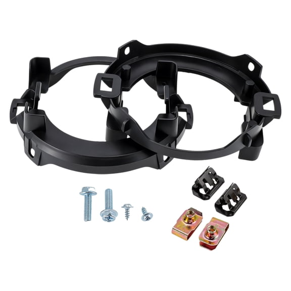 Fog Light Bracket Kit with Screws and Clips for Nissan Frontier 2010-2019 for Nissan Xterra 2005-2015 Front Fog Lamp Mounting Set NI2590102 DS684-B0000 26150-EA025 P14899CAPA