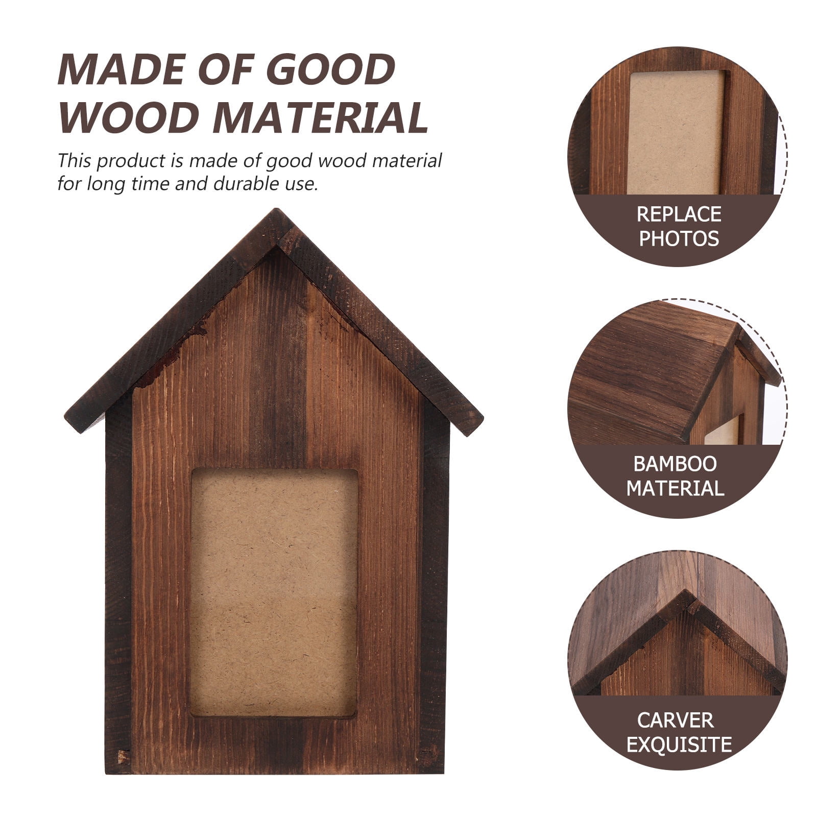 DEEPCRAFF Mini Pet Urn Brown Wood for Ash Storage and Pet Memorial 1Pack