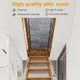 thumbnail image 4 of Cubierta Aislante Para Escaleras Del Ático: Aislante Premium Para Escaleras Del Ático, Con Ahorro De Energía, Para Puerta, Escalera, Tienda Desplegable Con Cremallera, 25 X 54 X 11 Pulgadas (Cubierta, 4 of 6