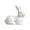 D, variant on 1 Pcs Ceramic White Rabbit, Easter Bunny Figurine Ceramic Bunny Rabbits, Porcelain Modern Art Spring Home Decor, Easter Decorations Rabbit Figurines Decor