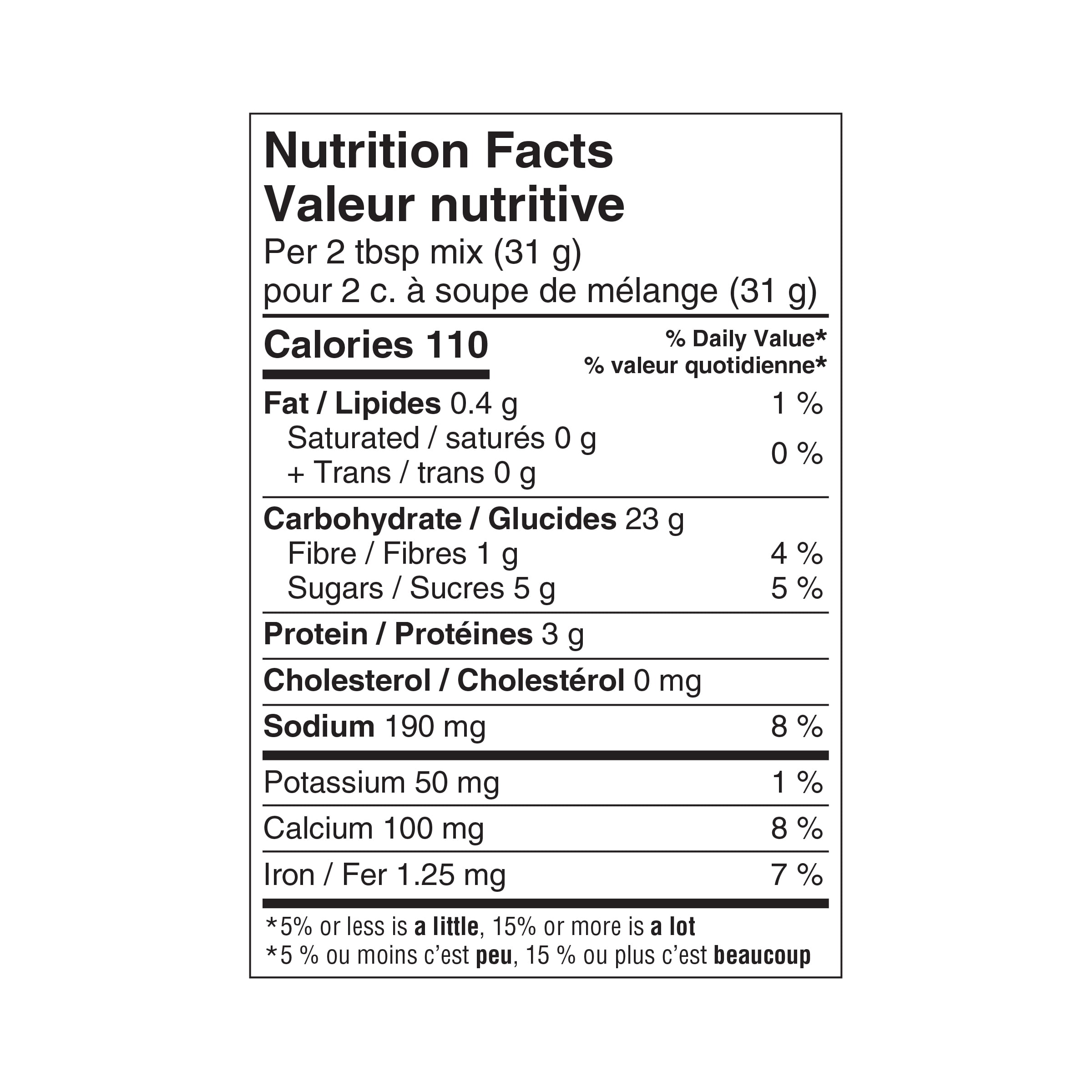 Mélange pour crêpes et gaufres au babeurre complet Great Value 900 g