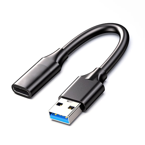 USB 3.2 Male To Type C Female Adapter Cable Ensures 10Gbps Data Transfer And Charging For Laptops And Peripherals