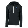 thumbnail image 2 of Women's Cutter & Buck Black Duke Blue Devils Daybreak Eco Recycled Half-Zip Hoodie, 2 of 3