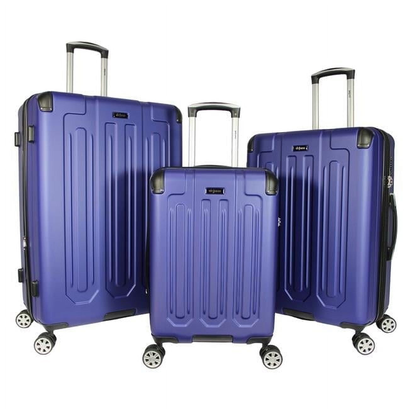 Dejuno Tutin 3-Piece Hardside Spinner Luggage Set With TSA Lock