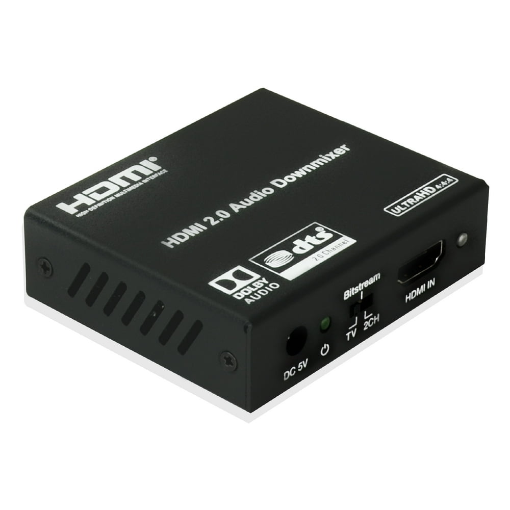 JTech Digital HDMI 2.0 Audio Extractor Converter with Downmix Dolby