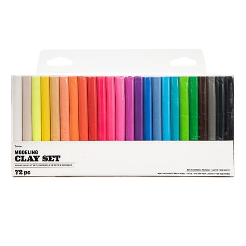 Darice Modeling Clay, Assorted Colors, 72-Pack