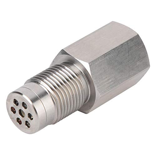 KIMISS Stainless Steel Oxygen Sensor ExtensionM18x15 for Universal Oxygen Sensor 60 mm