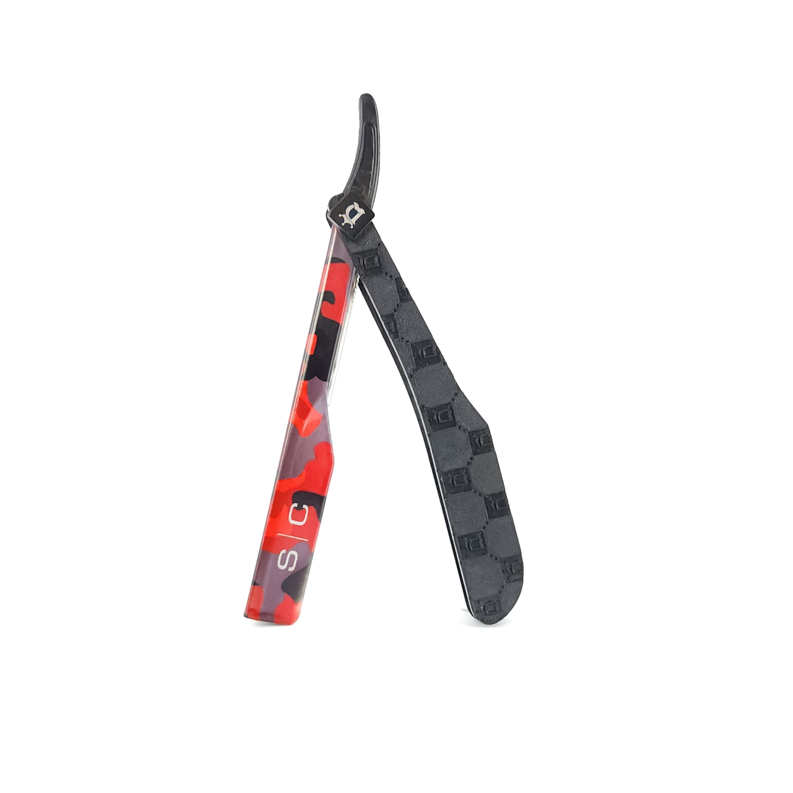 Stylecraft Camo Straight Edge Razor Tool – Professional Barber Shavette , Blades Not Included