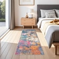 thumbnail image 7 of YOUFORTONG Washable 2x5 Hallway Runner Rug,Modern Non-Slip Rubber Backing Thin Super Soft Stain Resistant Indoor Mat for Laundry Bedroom Home Decor,Colorful, 7 of 7