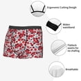 thumbnail image 3 of Fotbe Red Hawthorn Calzoncillos Tipo Boxer con Bolsa de Soporte Total para Hombre, X-Temp Fresco, Transpirable y de Secado Rápido-Small, 3 of 5