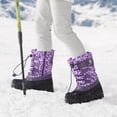 thumbnail image 6 of Dream Pairs Kids Boys & Girls Knee High Waterproof Insulation Non-Slip Outdoor Winter Snow Boots KNORTH BERRY Size 5 Big Kid, 6 of 6