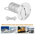 316 Stainless Steel Boat Marine Deck Fill Filler Keyless Cap Gas Fuel