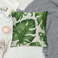 thumbnail image 2 of Nawypu  Tropical Leaves Throw Pillow Covers  Green Palm Leaf Decorative Pillow Cases Outdoor Cushion Covers for Sofa Couch Garden Home Decor, 2 of 5