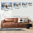 thumbnail image 5 of Hello Winter French Bulldog Frosty Morning Walk Welcome Snowy Christmas Horizontal Matte Canvas Poster Dog Lover Gifts Wall Art Home Decor - 02018, 5 of 5