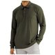 thumbnail image 1 of Camisa lisa de hombre con solapa y botones: manga larga a rayas, poliéster, estilo informal/de negocios, tallas S-XXXL, lavable a máquina, 1 of 7