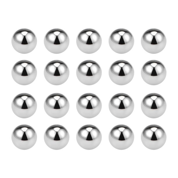 Uxcell Bolas de Rodamiento Métricas de Acero Cromado G10 Bola de Precisión 50pcs 8mm / 0.31