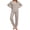 C-Khaki, variant on UVN Pajamas Sets for Women Long Sleeve Henley Neck Tops and Pants 2 Piece Outfits Fall Winter Casual Sleepwear Pjs Lounge Sets