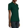 thumbnail image 3 of Hanes Women's X-Temp w/ Fresh IQ Short Sleeve Pique Polo Shirt, 3 of 5