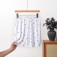 thumbnail image 2 of Asxite Plus Size Womens Pajamas Pants Elastic Waist Soft Knit Bow Print Pocket Short Sleepwear, 2 of 6