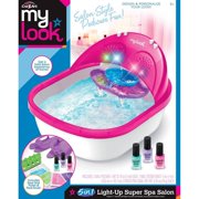 Cra-Z-Art My Look Crazy Lights Foot Shimmer N' Sparkle The Real 5 in 1 Super Spa Salon (New Open Box)