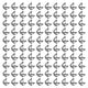 thumbnail image 4 of Clips de papel de metal, 100 unidades, clips de papel triangulares, clips de papel triangulares, grado profesional Jadeshay A, 4 of 8