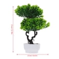 thumbnail image 2 of HOMEMAXS Guestgreeting Pine Bonsai Artificial Flower Adornments for Home Decor Plastic Small and Exquisite, 2 of 8