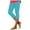 k3356-BU22, variant on LIIPEE Women Leggings Casual Slim Fit Solid Color High Waist Knee Length Leggings Summer Beach Exercise Stretch Lightweight Comfortable Soft Breathable Leggings,Army Green,L