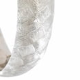 thumbnail image 2 of Large Textured Silver Tone Basket Weave Design Oval Hoop Earrings Pierced 3", 2 of 3