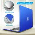 thumbnail image 5 of IBENZER Old Version (2010-2017 Release) MacBook Air 13 Inch Case (Models: A1466 / A1369), Plastic Hard Shell Case with Keyboard Cover & Screen Protector for Apple Mac Air 13, Royal Blue, W-A13-RBL+2, 5 of 10
