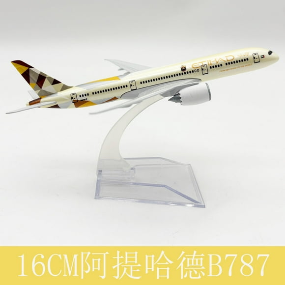 16cm Airplane Model Boeing 787 Airways Aircraft 1/400 Scale Alloy Metal B787 Series Plane Model Aviation Miniature Figure