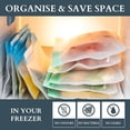 thumbnail image 3 of Reusable Freezer Bags | 15-Pack | M, L & XL Reusable Ziplock Bags | BPA Free & Leakproof Food Bags for Fridge Storage, Freezer Storage, Food Storage, & Batch Cooking, 3 of 4